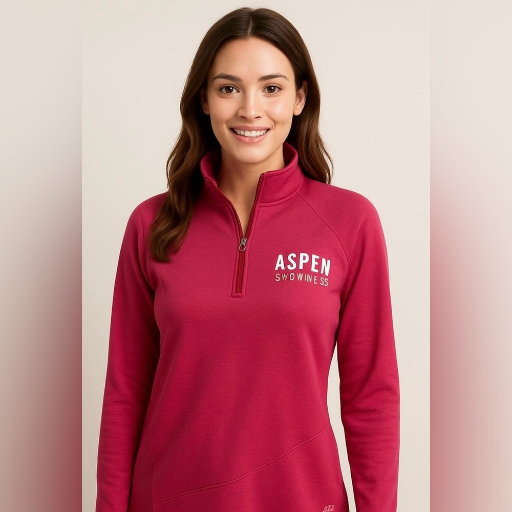 Boulder Gear Pink Quarter-Zip Pullover